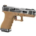 WE G-force 17 Sv Silver Barrel Metal Version Gbb Airsoft-pistol