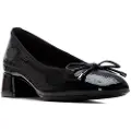 Xti for woman. 14424203-NEGRO Shoes 144242 black (38), 3 to 5 cm, None, Casual, Party, Classic, Patent Leather