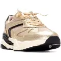 Xti for woman. 14465303-ORO Trainers 144653 gold (37), Flat, Laces, Casual