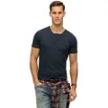 Superdry Merchant Grandad Kortarmet T-skjorte