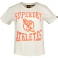 Superdry Varsity Flocked Fitted Kortarmet T-skjorte