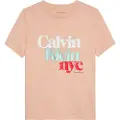 Calvin Klein Pearl Signature New York Regular Fit Kortarmet T-skjorte