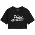 Vans Off The Wall Crop Ii Kortarmet T-skjorte