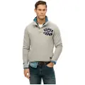 Superdry Vintage Athletic Half Button Collegegenser