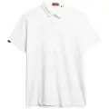 Superdry for man. M1110440A Essential knitted polo shirt white (XL), Casual, Cotton, Short sleeve