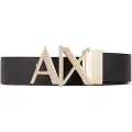 Armani Exchange for man. 951017CC50571820 Leather belt black, navy (30), Casual, Classic