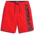 Superdry for man. M3010238A Classic red swimming costume (XL), Beachwear, Recycled Polister, Sustainable