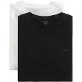 Gant for man. 900012008 Set of 2 T-shirts round neck white, black (XXL), Casual, Cotton, Short sleeve