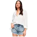 Superdry Studios Casual Linen Skjorte Med Lange Ermer