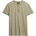Superdry Slub Grandad Kortarmet T-skjorte