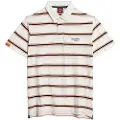 Superdry Lightweight Stripe Kortermet Poloskjorte