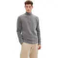 Tom Tailor 1038253 Cosy Knitted Troyer Genser Med Halv Glidelås