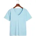 Gant 4200867 Kort Ermet V-hals T-skjorte