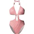 Pepe Jeans for woman. PLB10567 Lightweight stretch fabric swimsuit pink (L), Beachwear, Polyester