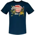 Superdry for man. M1012111A Vintage Tokyo T-shirt blue (3XL), Casual, Cotton, Short sleeve