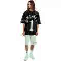Grimey Causing Panic Heavyweight Football Kortarmet T-skjorte