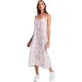 Victorio & Lucchino , V&L for woman. 3609746 Midi cut dress with white straps (XS), Casual, Viscose, Sleeveless / Straps