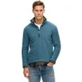 Superdry for man. M2014194A Fleece fleece blue (XXL), Casual, Polyester