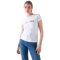 Salsa Jeans Beads Detail Branding Kortarmet T-skjorte