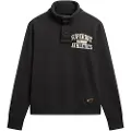 Superdry Vintage Athletic Half Button Collegegenser