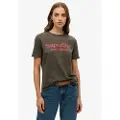 Superdry Venue Metallic Relaxed Kortarmet T-skjorte
