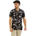 Superdry Open Collar Print Kortarmet Skjorte