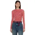 Scotch & Soda Floral Lace Langarmet T-skjorte