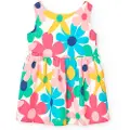 Boboli Satin Floral Kjole