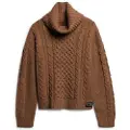 Superdry Cable Genser Med Høy Hals
