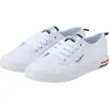 Pepe Jeans for woman/girl. PBS30549 Basic Sneakers Brady white (39), Fabric, Flat, Laces, Casual, Sustainable, children's fashion