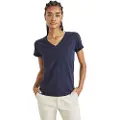 Dockers A1759 Kort Ermet V-hals T-skjorte