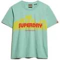 Superdry Outdoor Stripe Relaxed Kortarmet T-skjorte