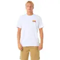 Rip Curl Surf Revival Stacked T-skjorte hvit