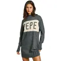 Pepe Jeans Hazelnut Langarmet Kort Kjole