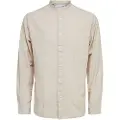 Selected Regular New Linen China Skjorte Med Lange Ermer