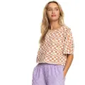 Roxy Power Check Kortarmet T-skjorte
