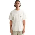 Scotch & Soda Relaxed Fit Horizonal Textured Kortarmet T-skjorte