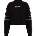 Karl Lagerfeld Relaxed Crop Piping Collegegenser