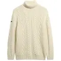 Superdry for man. M6110673A Jacob beige jumper (XL), Casual, Cotton