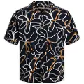 Jack & Jones Ladrew Print Resort Kortarmet Skjorte