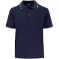 Fynch&Hatton 1503702 Cotton Linen Kortermet Poloskjorte