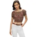Superdry Smocked Crop T-skjorte