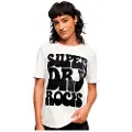 Superdry 70´s Retro Rock Logo Kortarmet T-skjorte