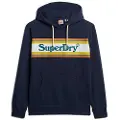 Superdry Venue Logo Stripe Relaxed Hettegenser