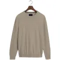 Hackett for man. HM7000143 Plain beige jumper (XXL), Casual, Cotton