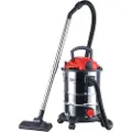 Camry Premium CR 7045, Tørr & våt, Sort, Rød, Rustfritt stål, 25 l, 36 l/s, 2,16 m³/t, 20 kPa