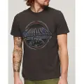 Superdry Rock Graphic Band Kortarmet T-skjorte