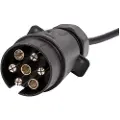 JBM Teleskopisk Tilhengerfeste Med 2 Led-lys Og 2 Reflekser