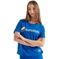 Superdry Sportstyle-T-skjorte med firkantet passform og grafikk