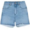 Wrangler W25h73191 Donna Regular Fit Korte Jeans